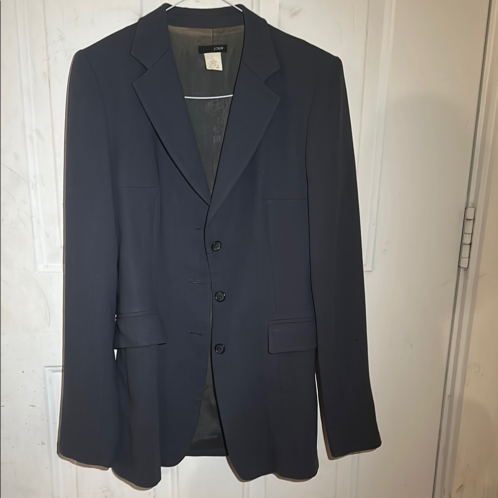 Women’s Dark Grey J.Crew blazer with shoulder pads

Size: T4 (Tall 4)